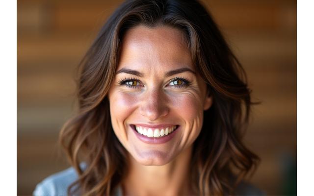 Portrait of Kate Ritchie, Australian actress and radio host
