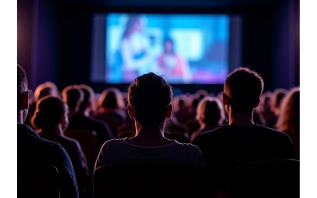 Audience watching a film at the Sydney Film Festival